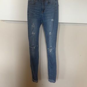 Hollister high rise super skinny